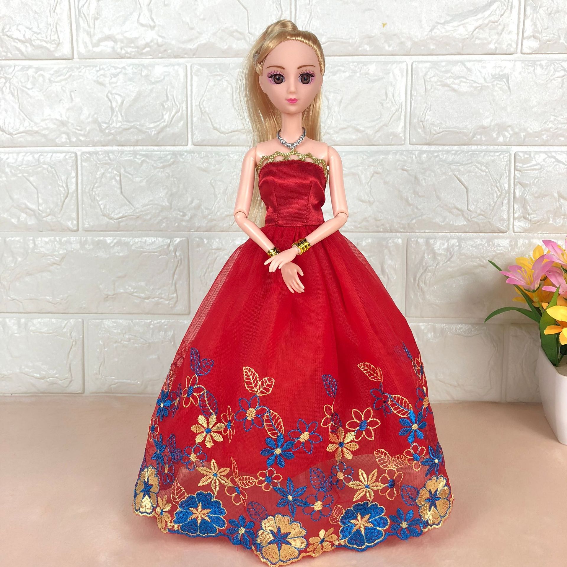 新齐芭比娃娃婚纱娃娃美人鱼娃娃关节公主换装洋娃娃玩具公仔bjd