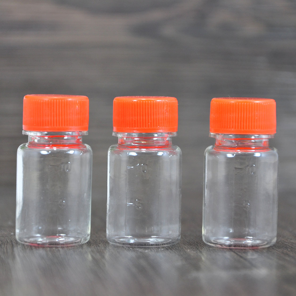 厂家直销聚酯pet10ml毫升透明带刻度塑料小药瓶量大优惠