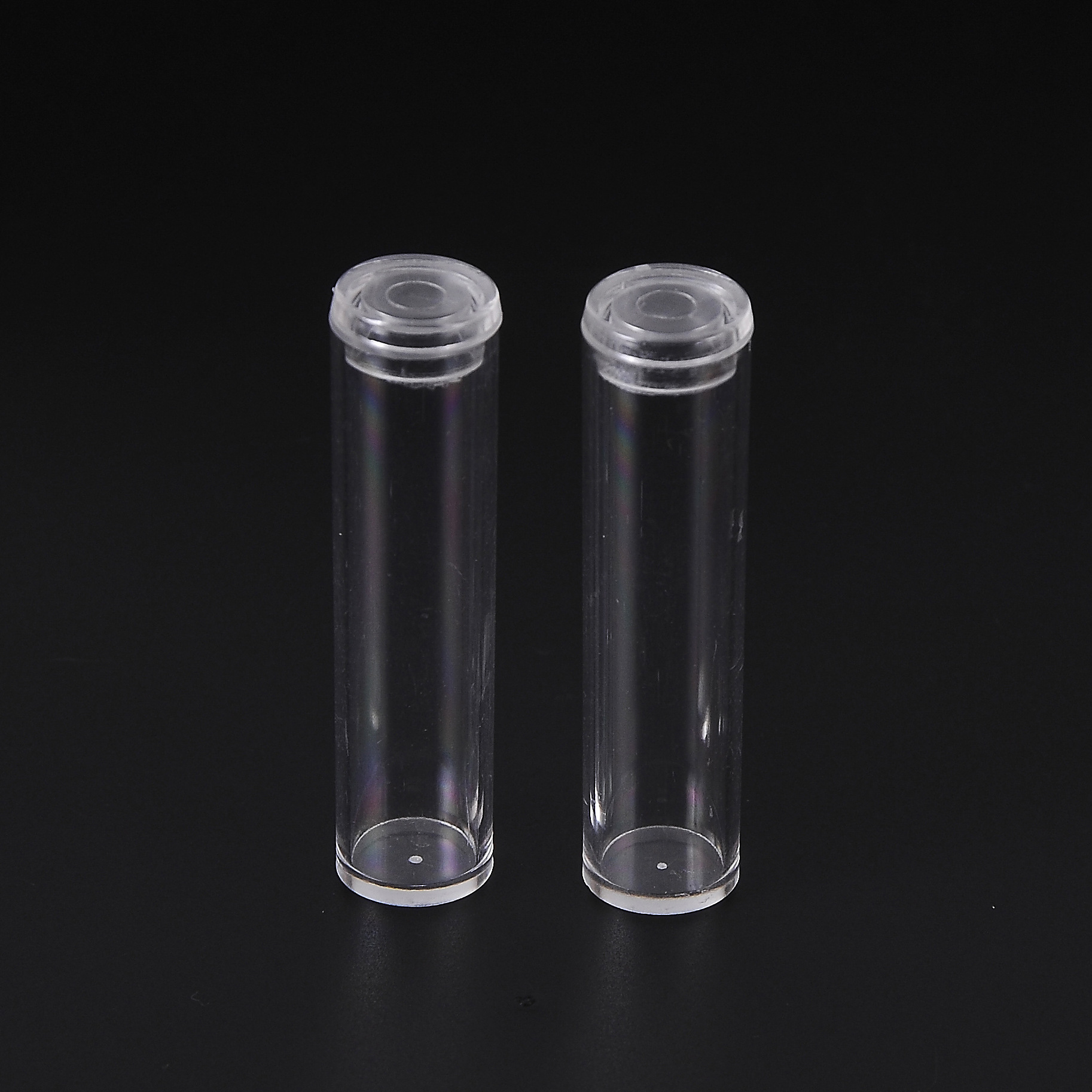 厂家订做 透明亚克力虫草红花圆罐六角罐化妆品药材液体密封罐子