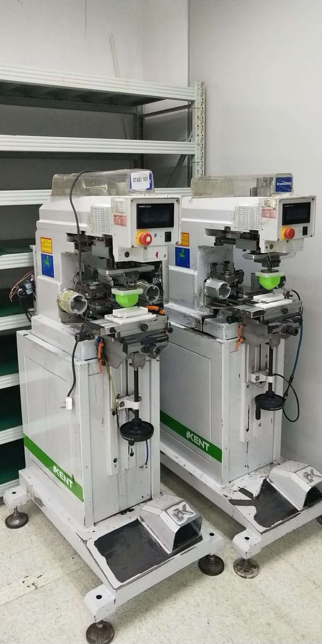 现货转让二手坚毅移印机单色油盅单色移印机2017年2015年