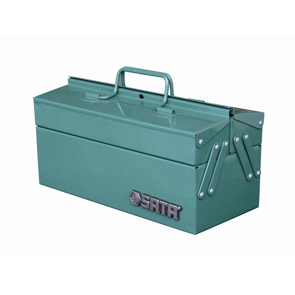 sata/世达 14寸三翻斗金属工具箱95116 350*160*165