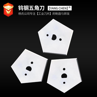 编织袋专用切割刀片 钨钢五角刀片水泥袋集装袋切割刀片2650.0530