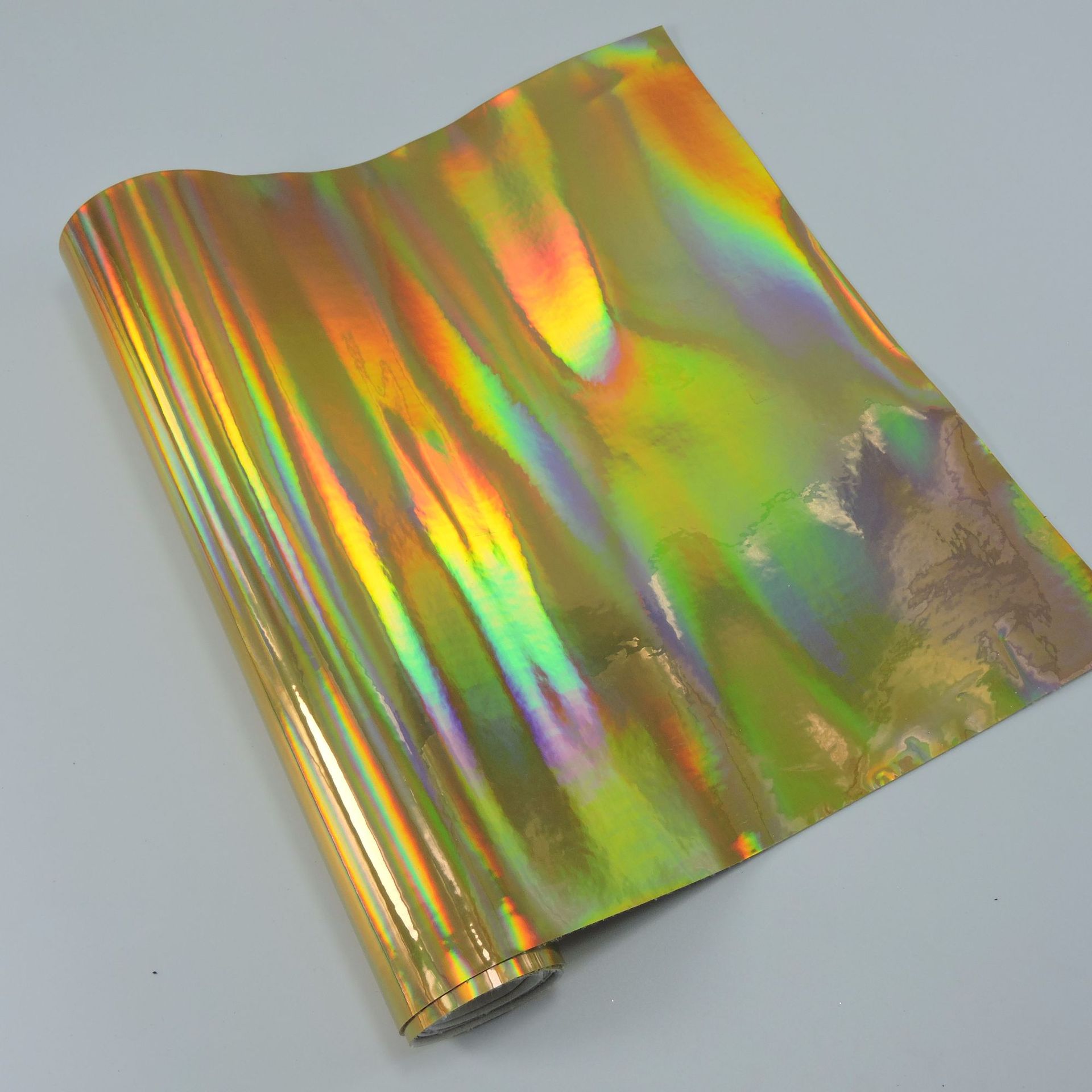 新款供应 镭射皮 镭射幻彩面料 镭射皮料 金属面料 镭射pu面料