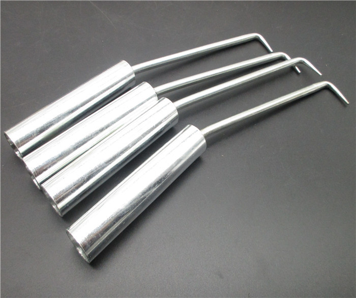 厂家直销 钢筋钩 钩子不锈钢钢筋钩子亮面镀铬双轴承扎钩量大可议