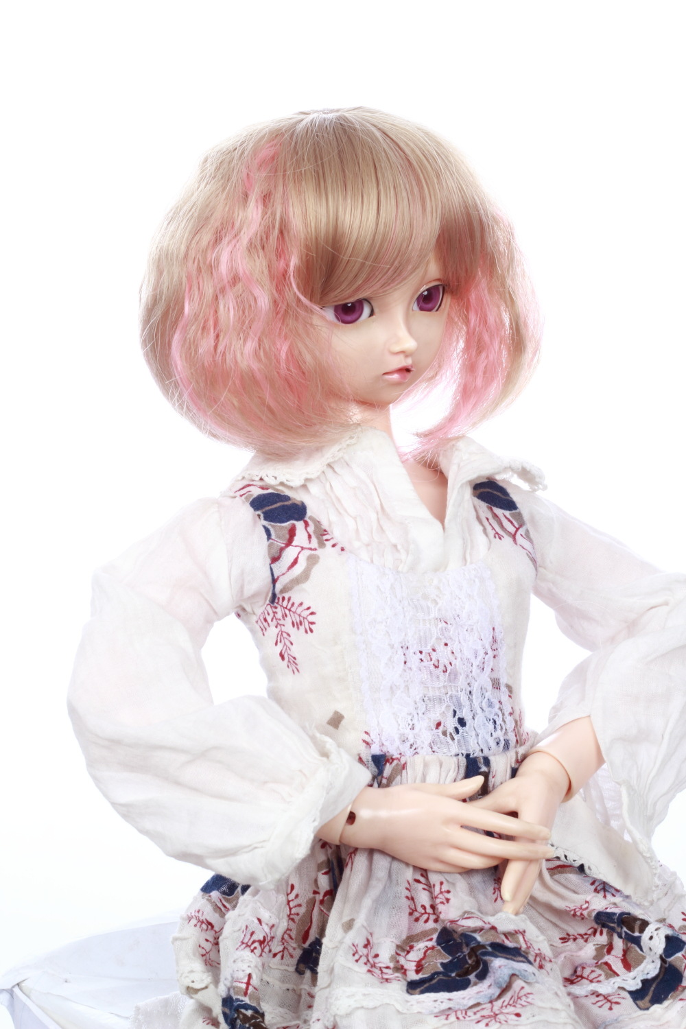 bjd假发娃娃 bjdsd 公仔娃娃假发娃娃假发 bjd头套cosplay假发86