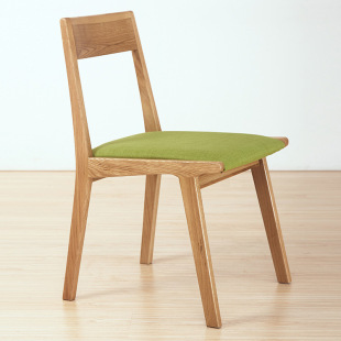 直销国外原版北欧实木靠背餐椅 可定制酒店餐厅饭店布艺软垫板椅
