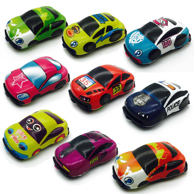 儿童玩具车卡通迷你回力车 礼品玩具超市促销活动赠品小玩具批发