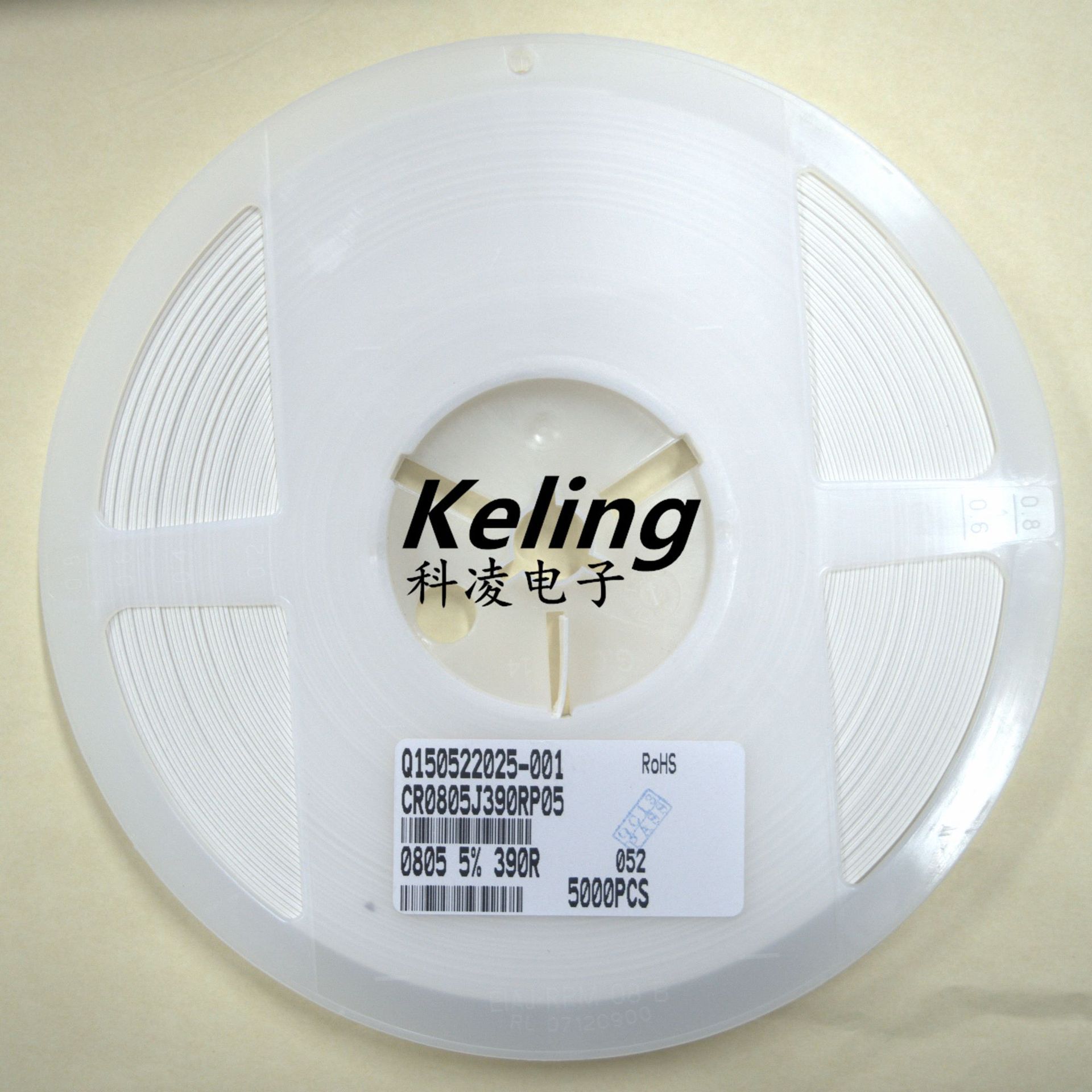 0805贴片电阻 2012贴片电阻 390r 5% (1盘5000只)