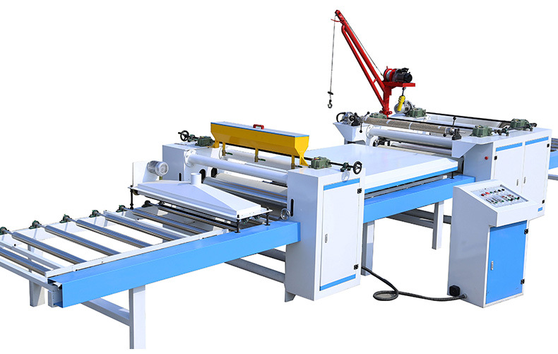 齐力平贴机 滚涂平贴 刮涂平贴 大板油性胶覆面 全自动生产线