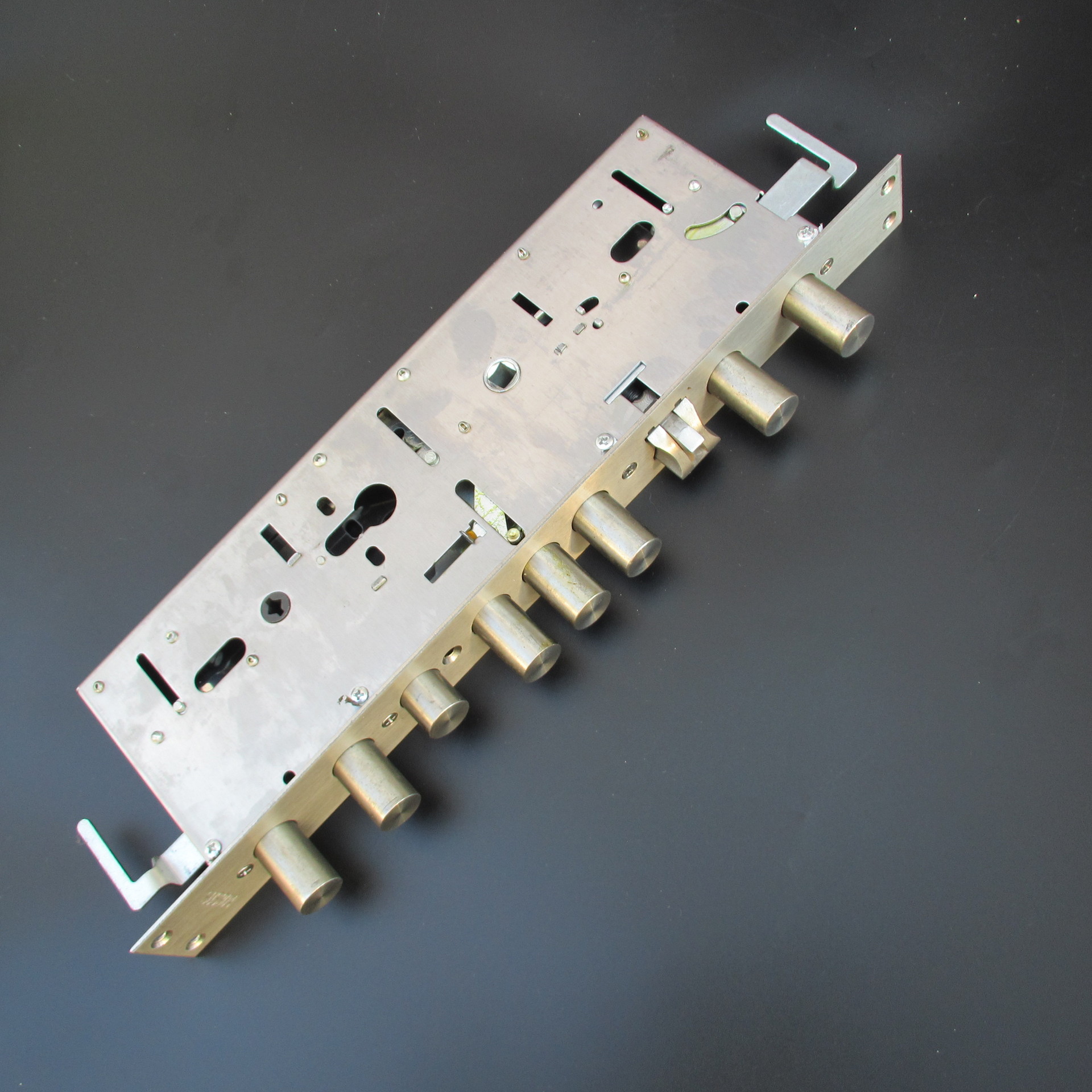 加厚304不锈钢防盗门锁体双活双快锁体指纹锁专用锁体霸王锁体