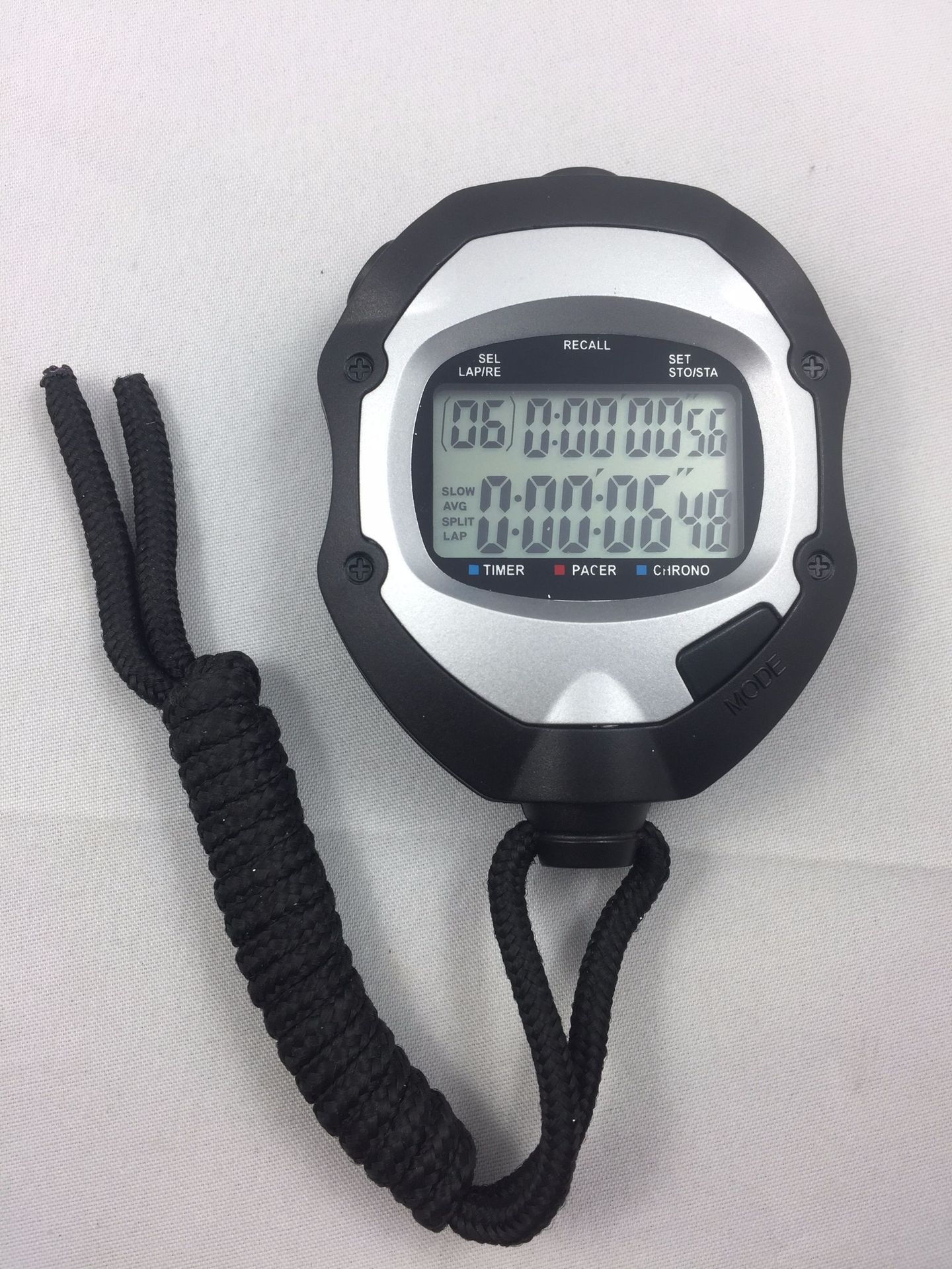 工厂现货数字显示体育比赛计时器运动健身电子秒表裁判时间码表