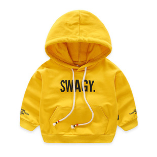 童装口袋长袖t恤