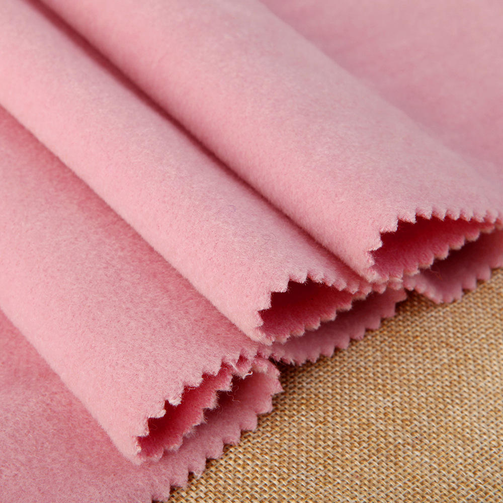 现货厂家全毛单面羊绒面料600克加厚单面呢 毛呢大衣外套布料批发