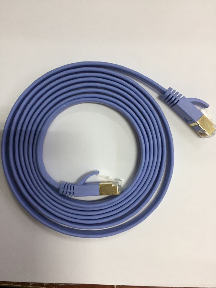 7e 纯铜网络跳线长度1-30米过测试 足米数 浅蓝色