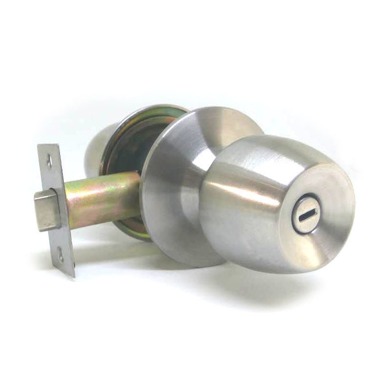 护家神厂家生产不锈钢201不带钥匙5831ss卫生间球形锁 室内门球锁