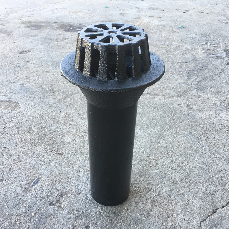 直排喇叭口落水斗天台铸铁地漏dn100虹吸式雨水斗 87型铸铁雨水斗