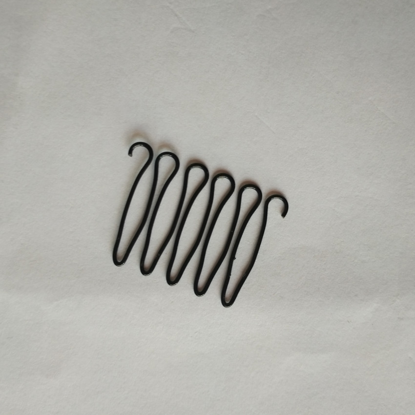 大量批发假发辅料网帽卡子定制齿数网帽梳弹簧梳假发配件钢卡