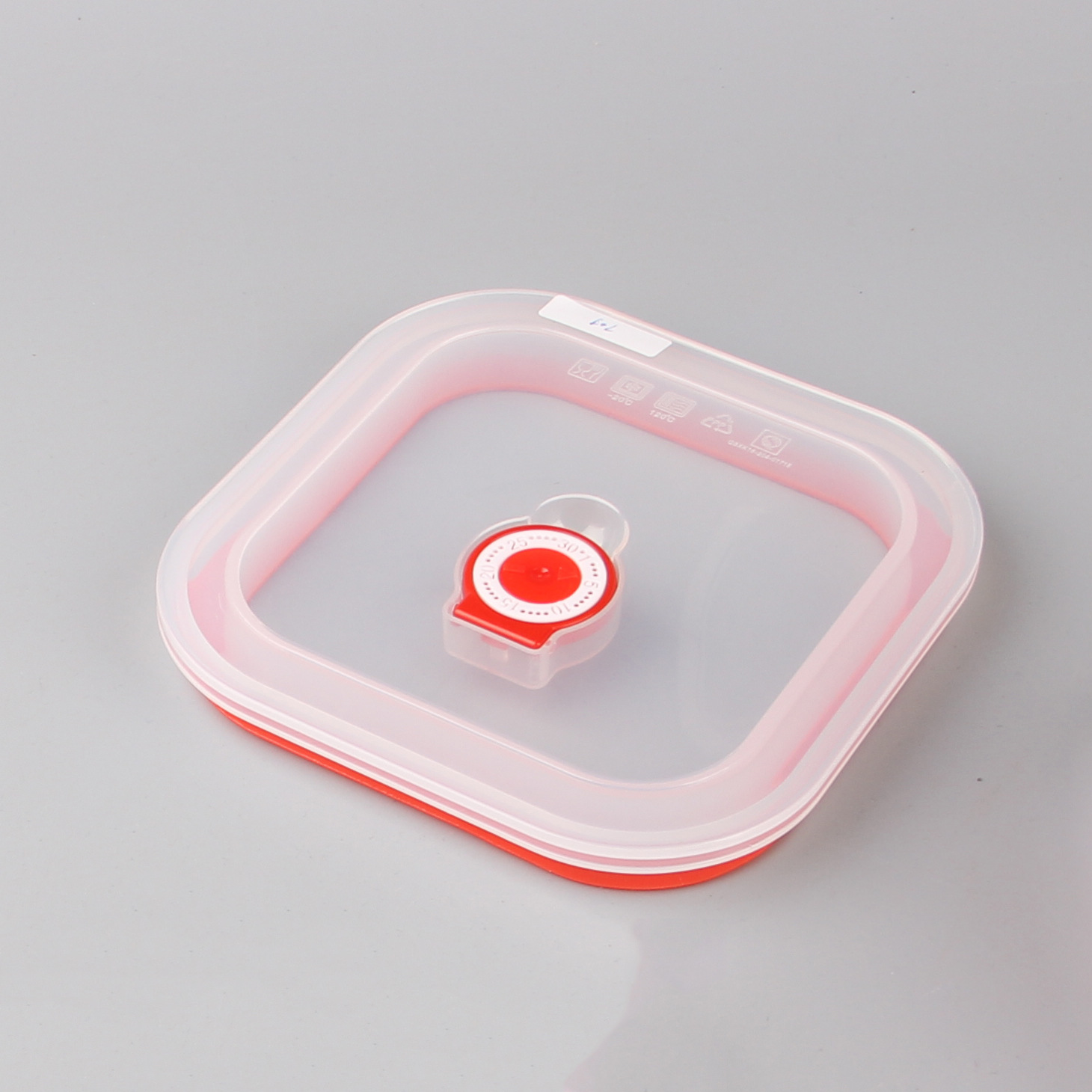 保鲜碗盖 真空盖 pp塑料盖保鲜盖保鲜盒盖子 红色密封盖 微波炉