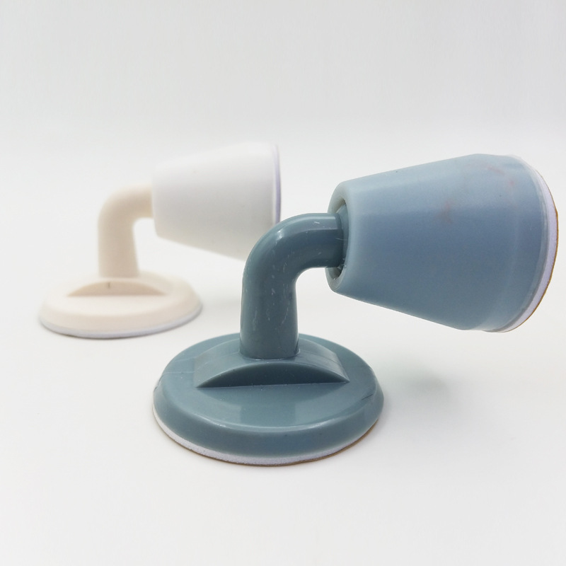 硅胶免钉静音门吸组合 吸入式静音门吸 免钉门阻器 组合门挡