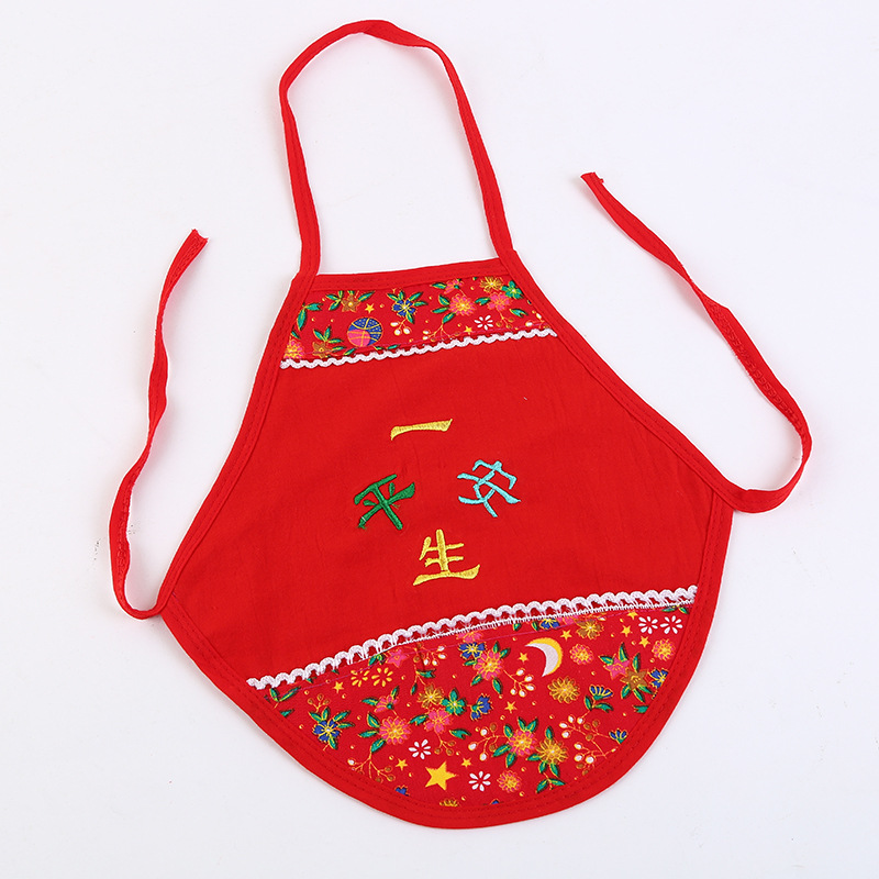 婴儿红肚兜棉薄款儿童兜兜1一3岁女男宝宝衣服夏季小孩四季