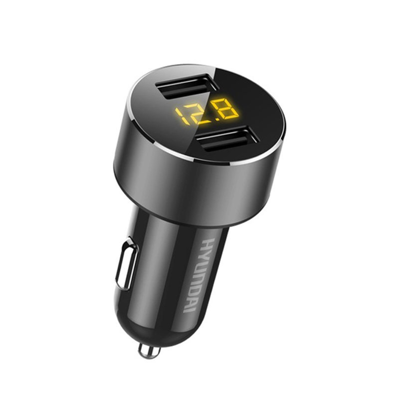 车载充电器带数显车充汽车电子点烟器插头usb多功能手机快充