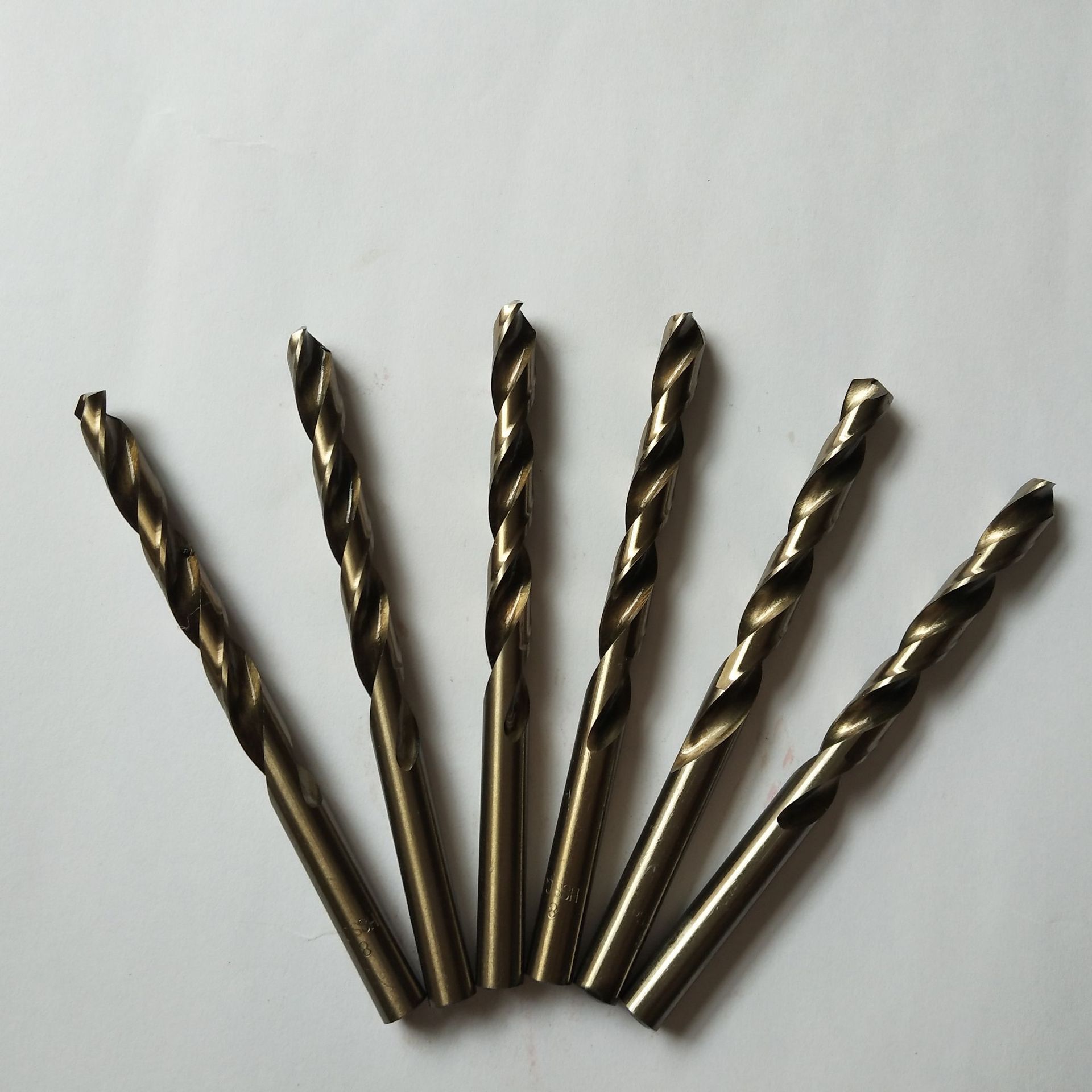 直柄麻花钻 6542麻花钻 不锈钢麻花钻 烤黄麻花钻 2.0---14