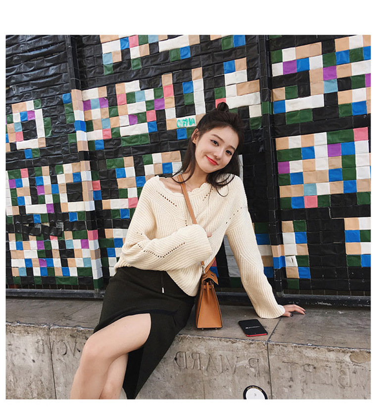 晚晚风港味复古套装裙子2018秋装新款休闲时尚宽松毛衣网红两件套