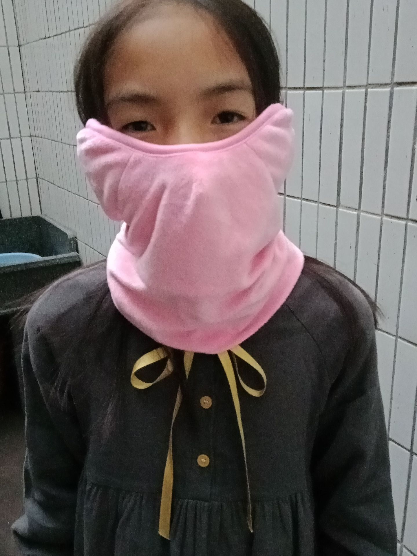 时尚口罩秋冬款口罩围巾围脖护耳罩三合一防尘防雾霾多功能口罩
