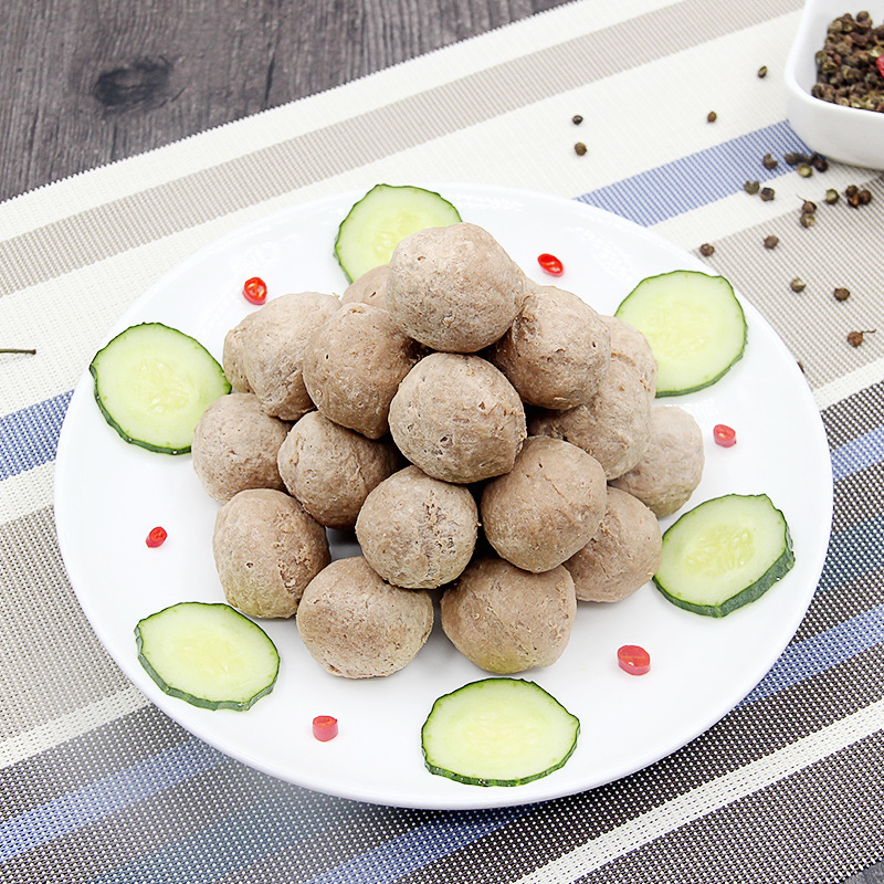 伊赛清真 一品丸家牛肉丸240g/袋 速冻火锅麻辣烫丸子批发供应