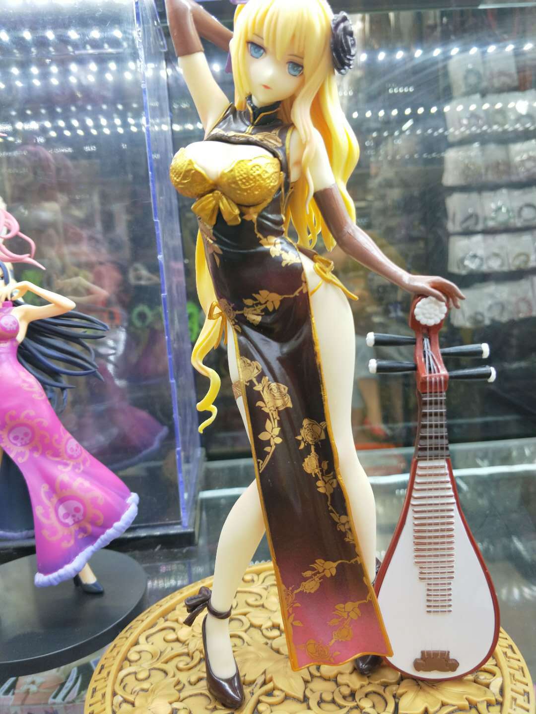 丫丫动漫手办 alphamax skytube 幻想金莲 旗袍 金瓶梅 瓶儿模型