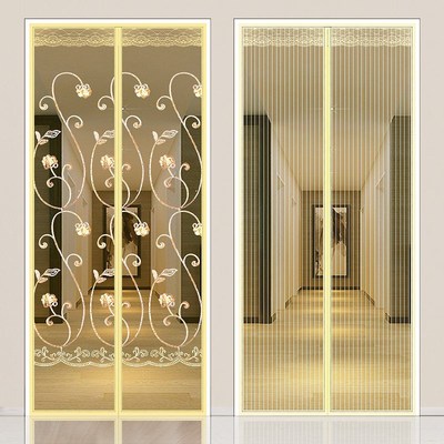 纱窗帘通风防蚊虫纱窗家用门帘透明卧室夏天厨房防蚊蚊子