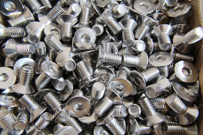 m8系列201不锈钢沉头内六角螺丝 大头平头螺栓 平杯螺钉din7991