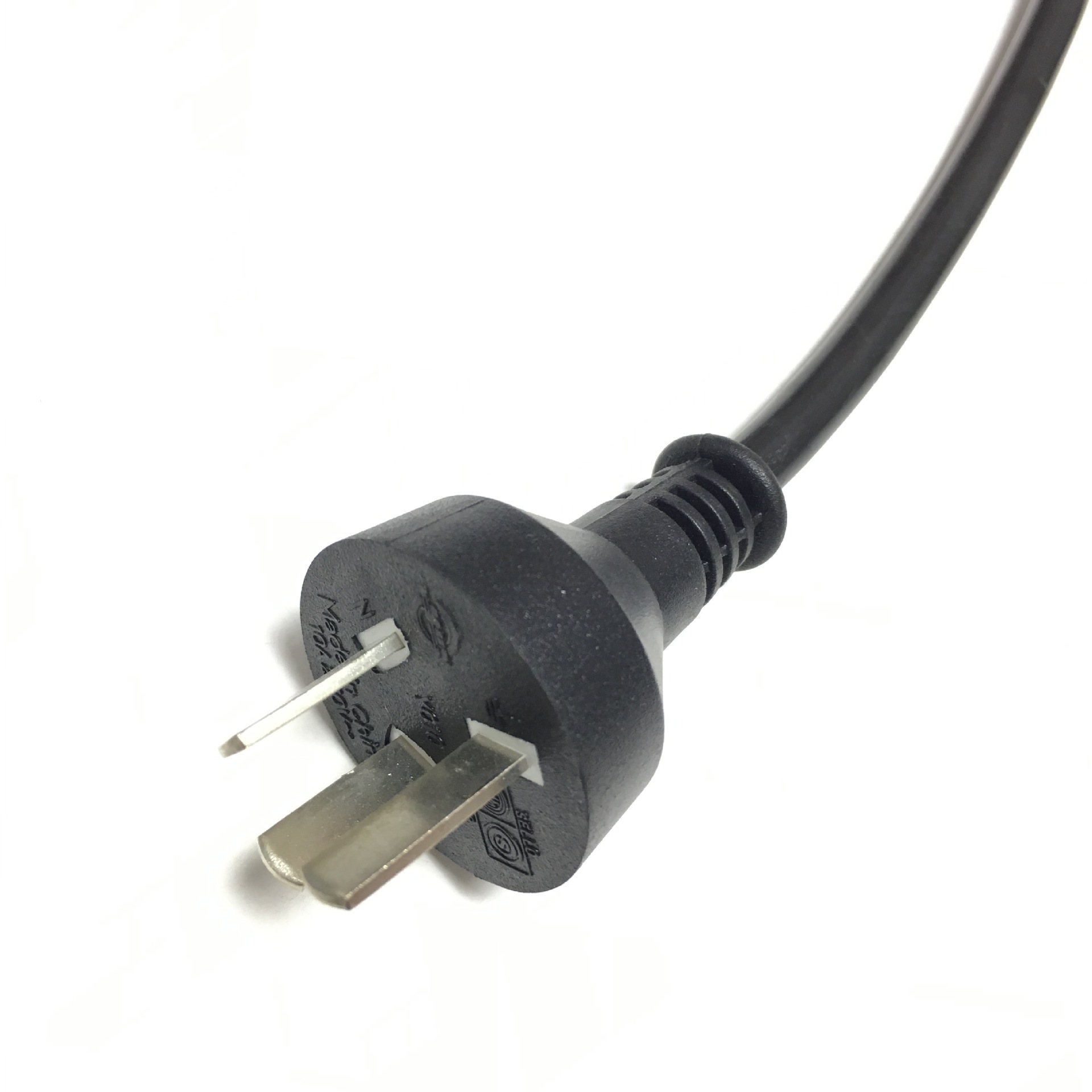 阿根廷标准电源插头 三极iram认证电脑插头 防水延长线插头