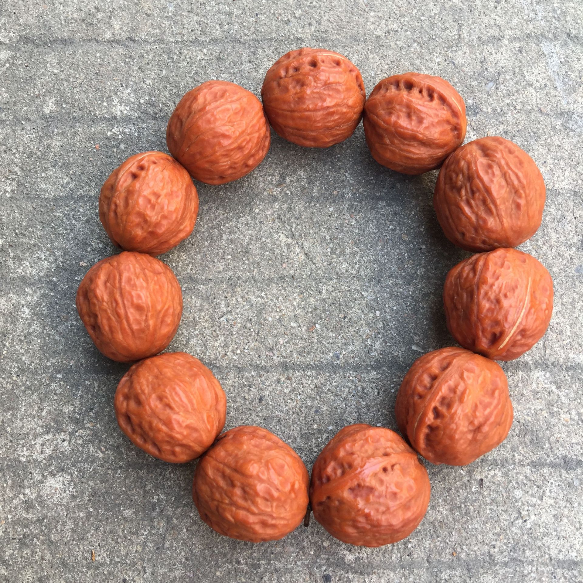 文玩真核桃把件 手把真核桃天然核桃配对手玩核桃机刷真核桃