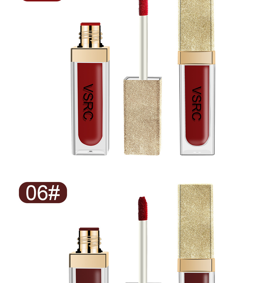 跨境专供ebay亚马逊wish唇彩液体口红不沾杯哑光彩妆velvet