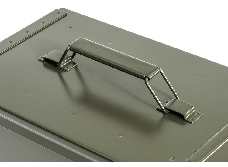 锂电池防爆箱 外贸工具箱子弹盒弹药箱保护金属箱防水防火密封