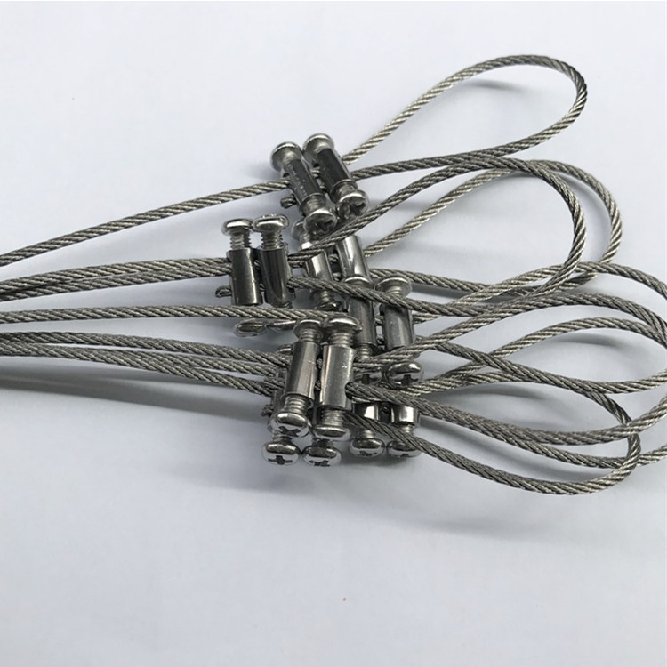 5*15cm钢丝绳扣 钢丝环,有现货质量保证