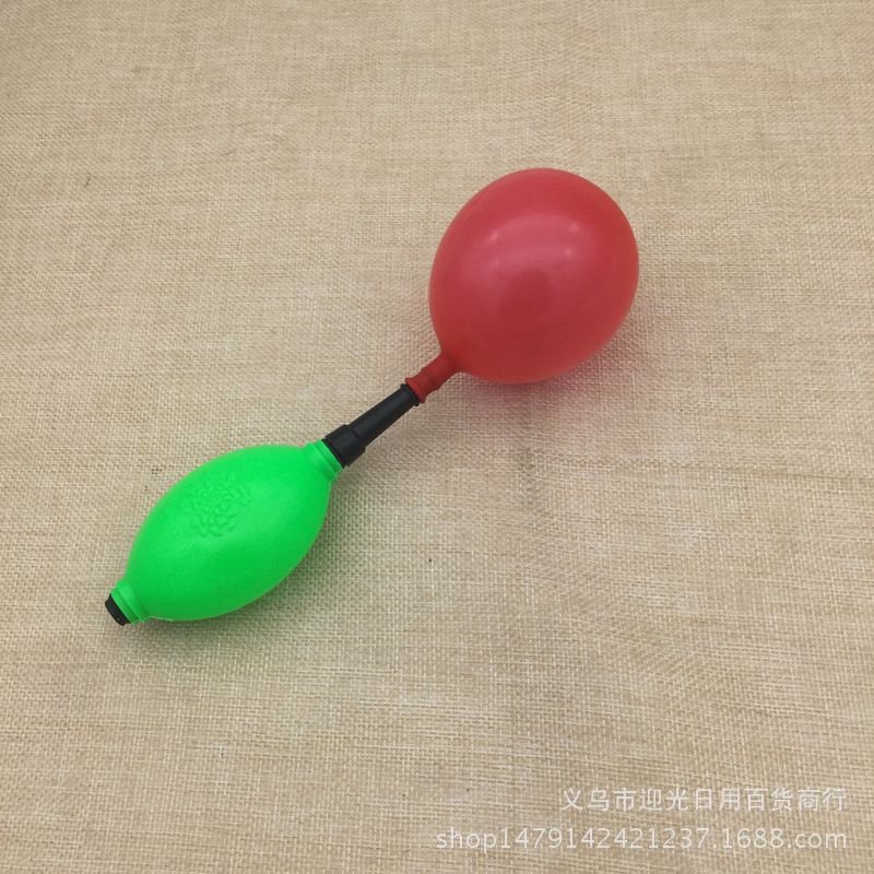 袋装2元店气球混装带打气筒 儿童玩具气球