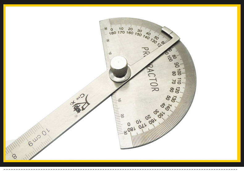 角度尺 简易量角器 量角尺 180度钢角 简易量角器