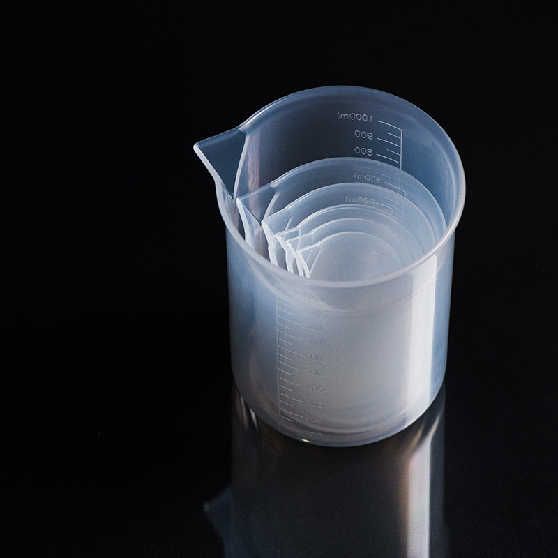 烧杯1000ml量杯 pp烧杯 刻度杯 实验室器皿 塑料量杯