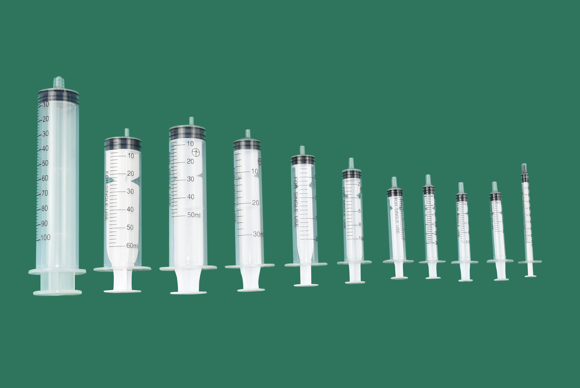 批发工业用1ml 2ml 3ml 5ml 10ml 20ml 30ml 50ml 60ml注射器针筒