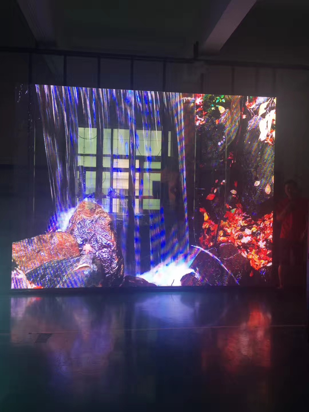 qlyp781全彩led透明广告屏全彩玻璃屏透明广告屏p781透明屏