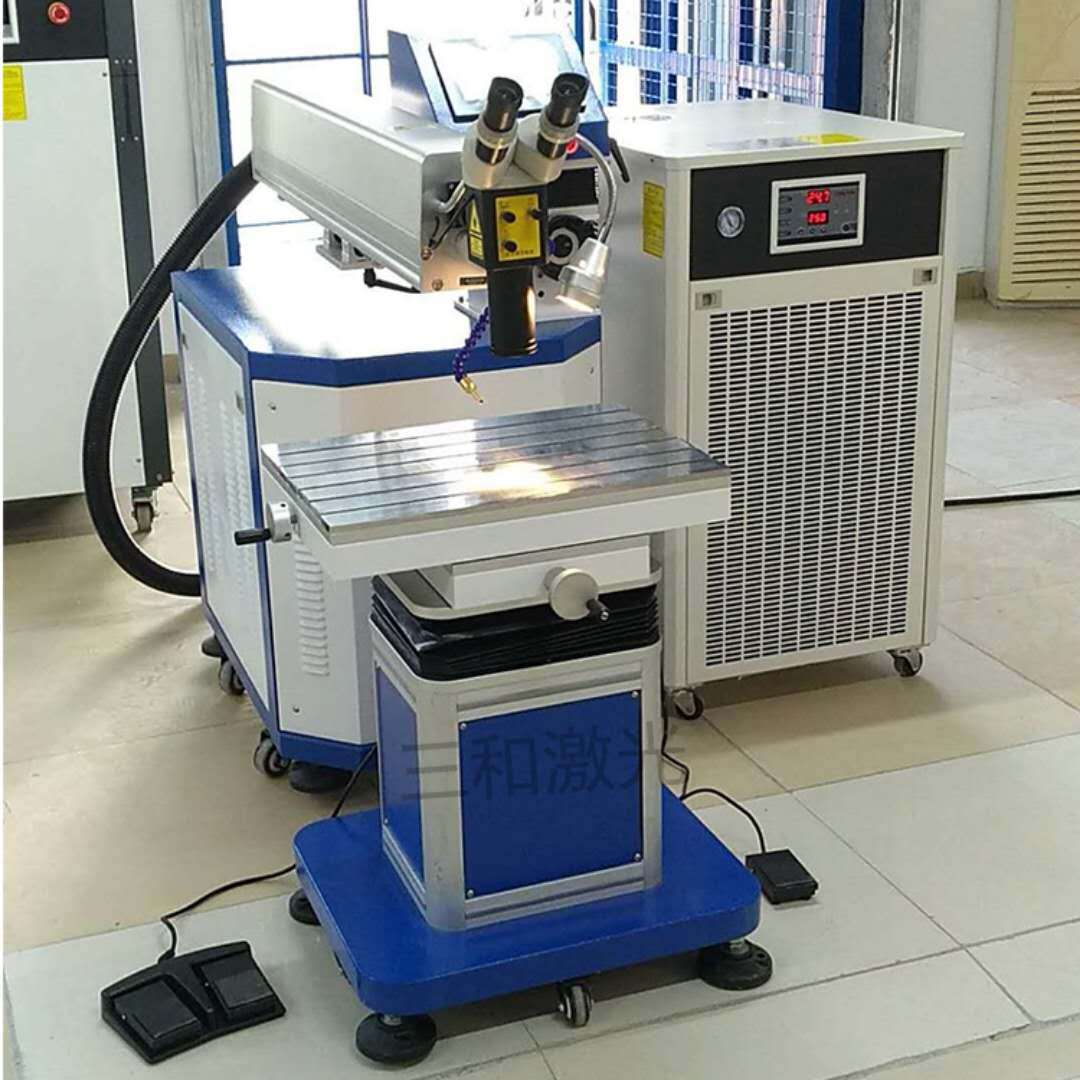 铜镍铝焊接 三和激光五金配件激光焊接机 功率足 性能稳定