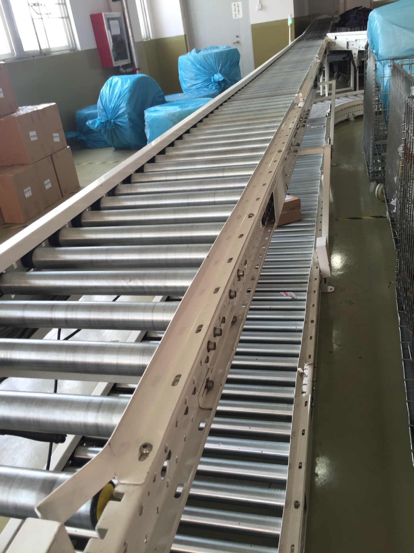 供应 滚筒转弯机 积放式滚筒输送机 自动化滚筒输送线