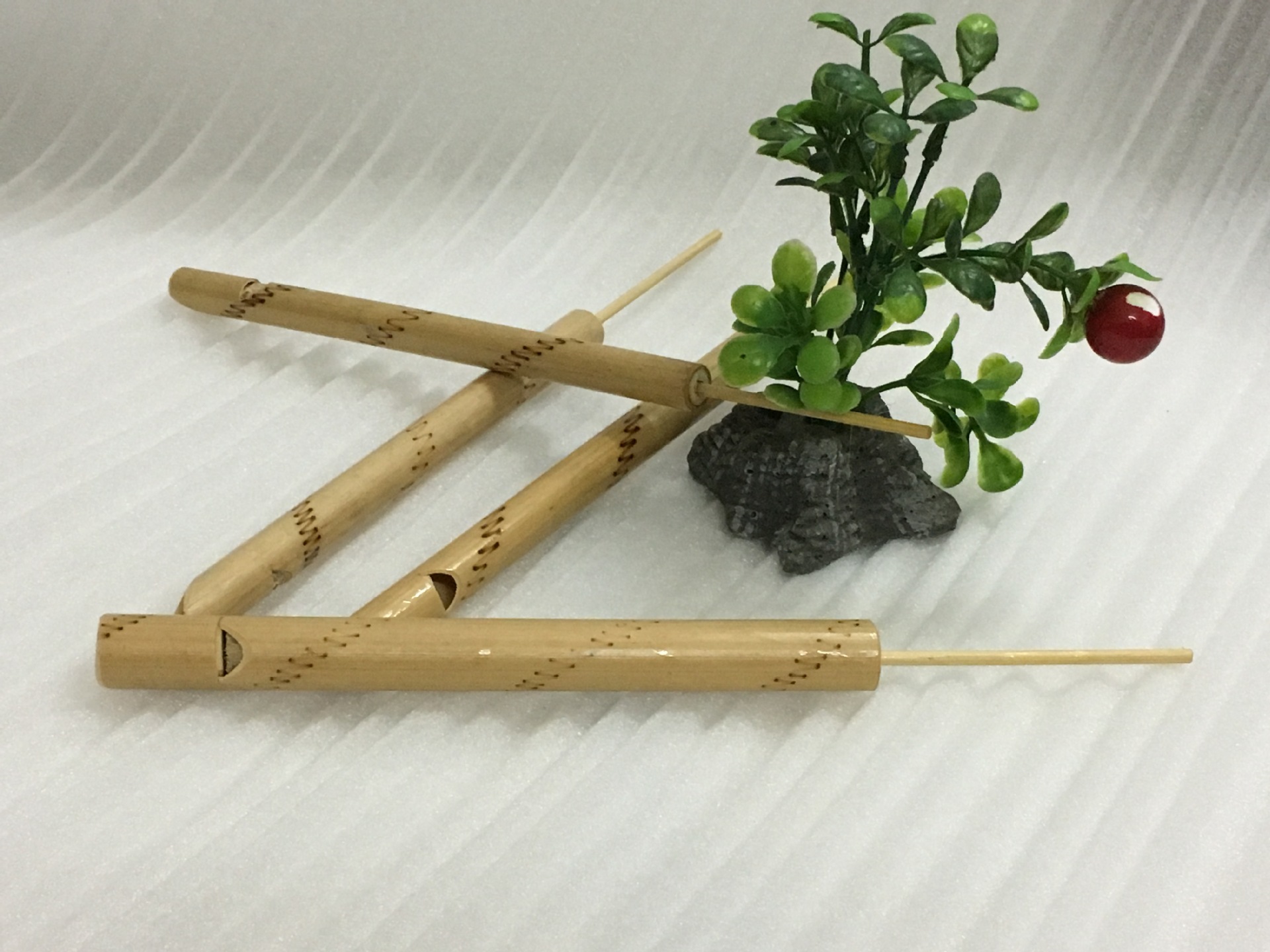 泰国竹笛鸟笛儿童乐器乐器手工鸟哨小鸟笛子竹子旅游产品竹哨子