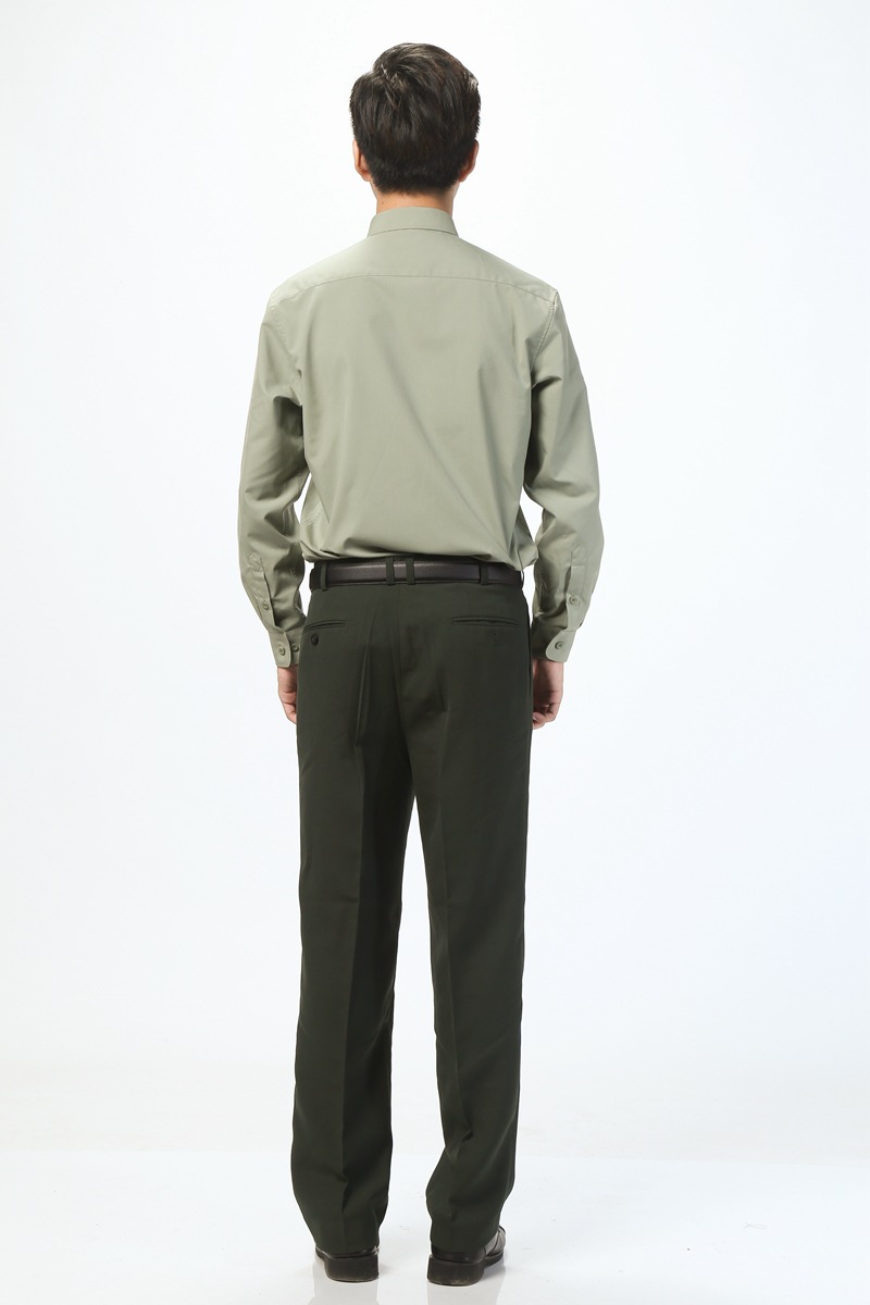 陆军长袖夏常服套装军绿色男女衬衣退役路军春夏季长袖衬衫陆军常