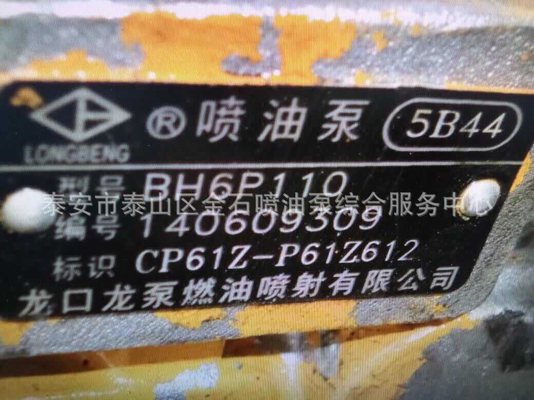上柴配套喷油泵总成 cp61z-p61z612 龙泵配套油泵 bp5b44 原厂