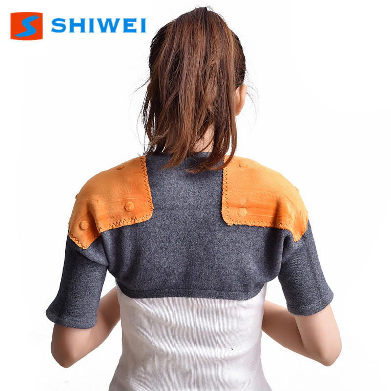 羊毛护肩羊绒男女秋冬保暖睡觉护肩带中老年自发热护肩批发