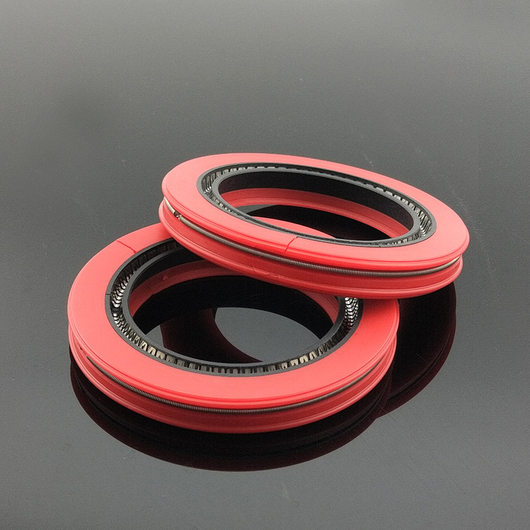 dlseals快换聚四氟乙烯双剖分式油封 聚氨酯v弹簧分开式骨架油封