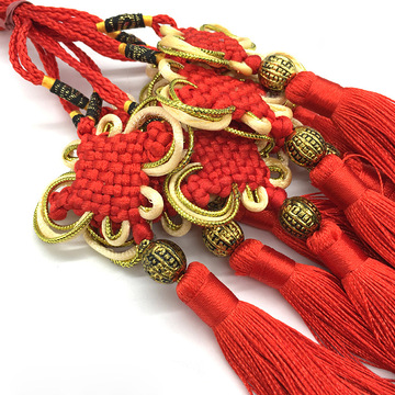 中国结吊穗流苏挂件宫廷古风车挂件清宫服装配件